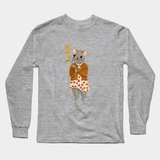 cat berry Long Sleeve T-Shirt